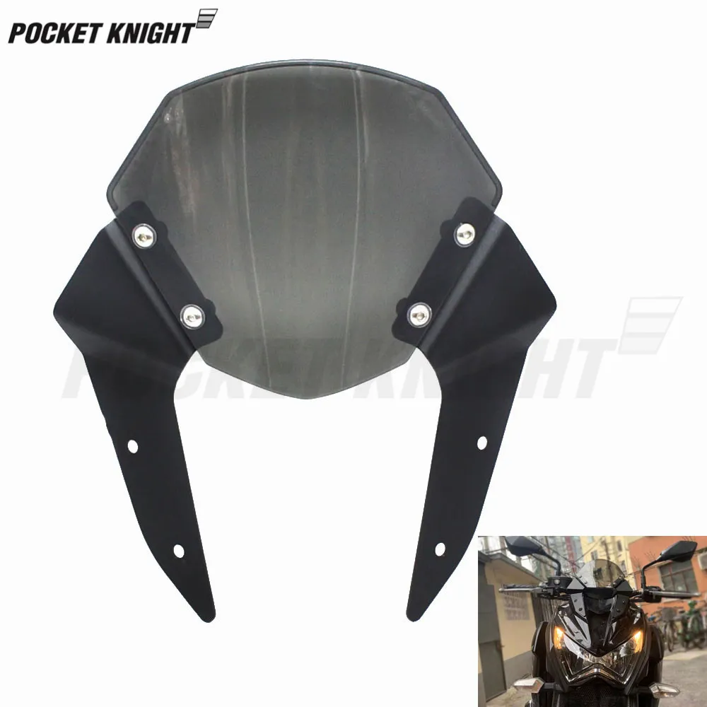 Ветровые дефлекторы ветрового стекла для KAWASAKI Z800 2013 2014 2015 2016 Мотоциклетные