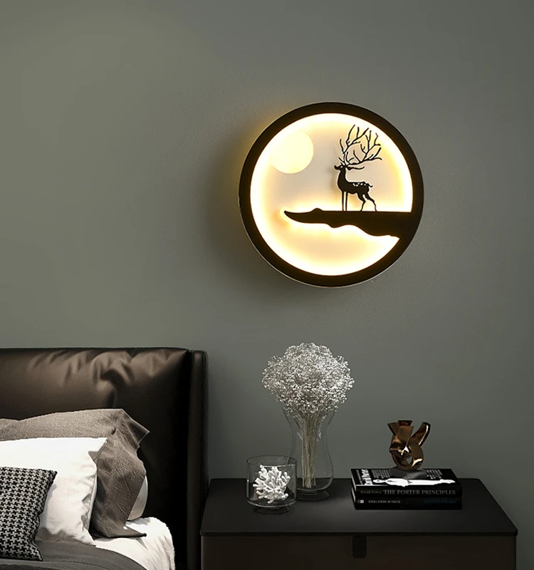 

Modern Design Art Wall Lights Nordic Minimalist Bedroom Luxury Wall Lights Room Decoration Accessories Lampara Home Decor BC50BD