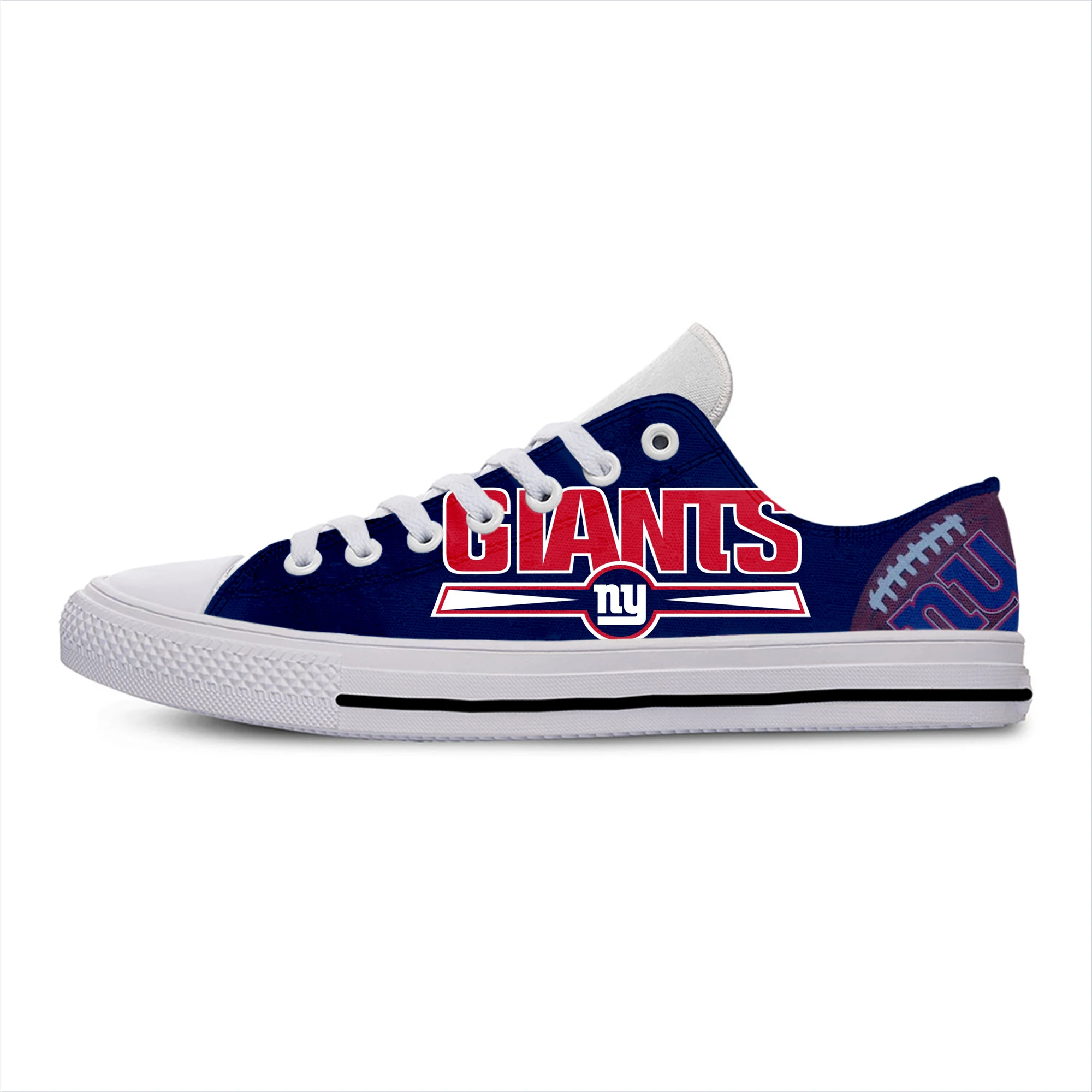 Персонализированные парусиновые кроссовки с логотипом Giants на заказ женская