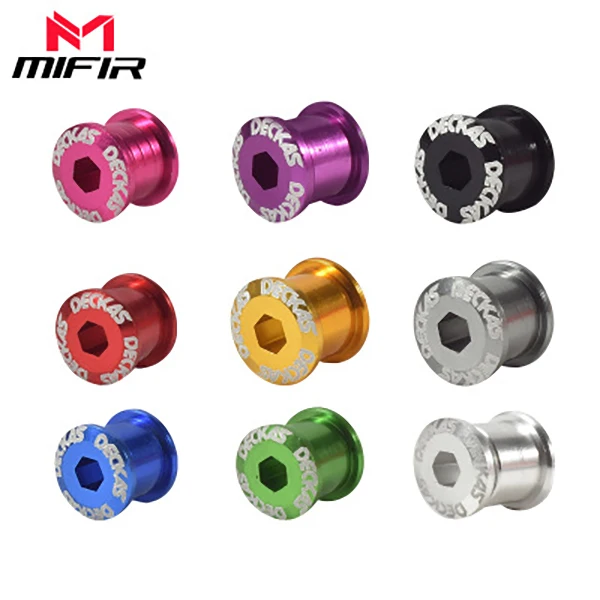 

DECKAS bicicleta crank parafuso parafuso bicicleta estrada mountain bike manivela parafuso CNC da liga de alumínio parafuso de p