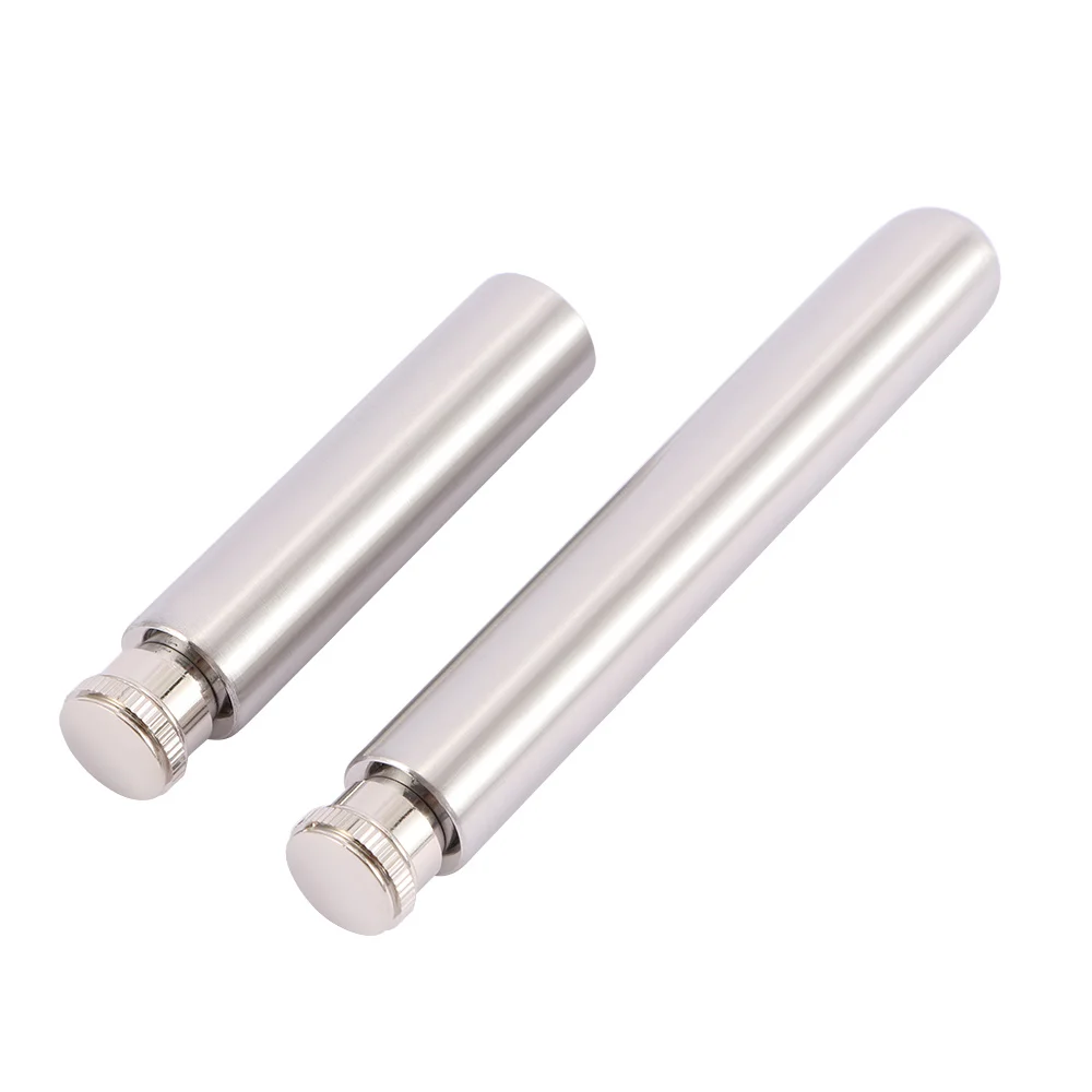 30/45 мл полированная круглая трубчатая бутылка для хранения вина виски