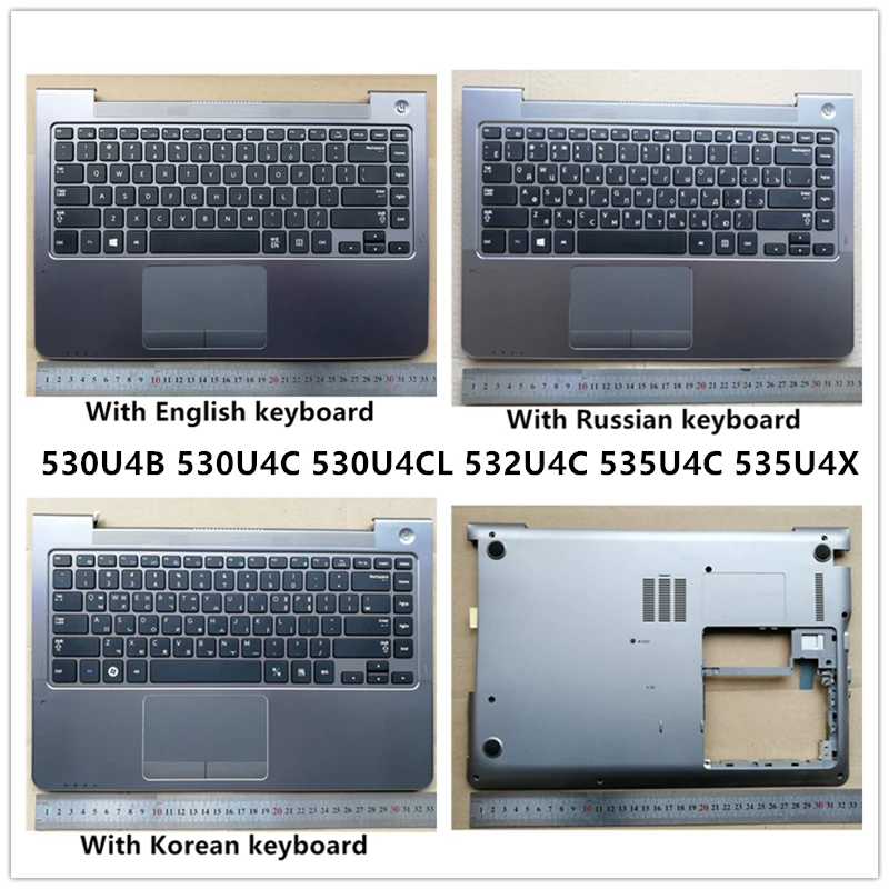 

New laptop For Samsung 530U4B 530U4C 530U4CL 532U4C 535U4C 535U4X With keyboard Palmrest upper Cover or Bottom Base Cover Case