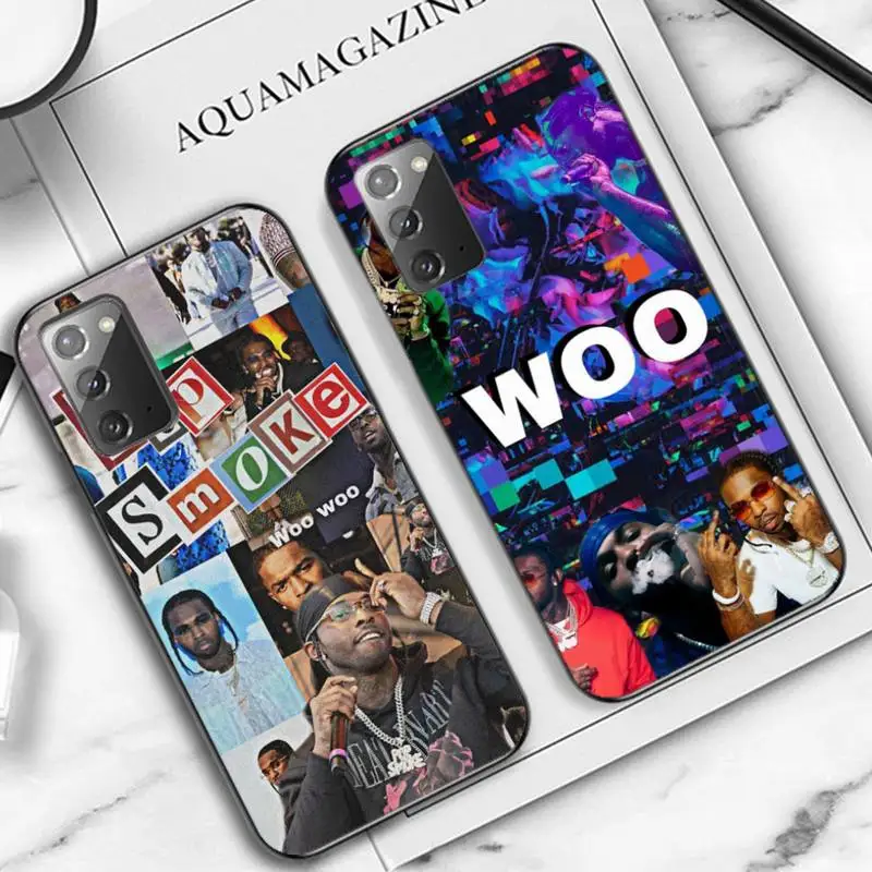 

YNDFCNB Pop Smoke Rapper Phone Case for Samsung Note 5 7 8 9 10 20 pro plus lite ultra A21 12 72
