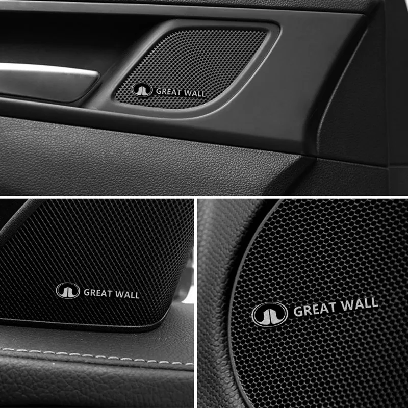 Автомобильные аксессуары Алюминиевые наклейки на динамики для автомобиля Great Wall