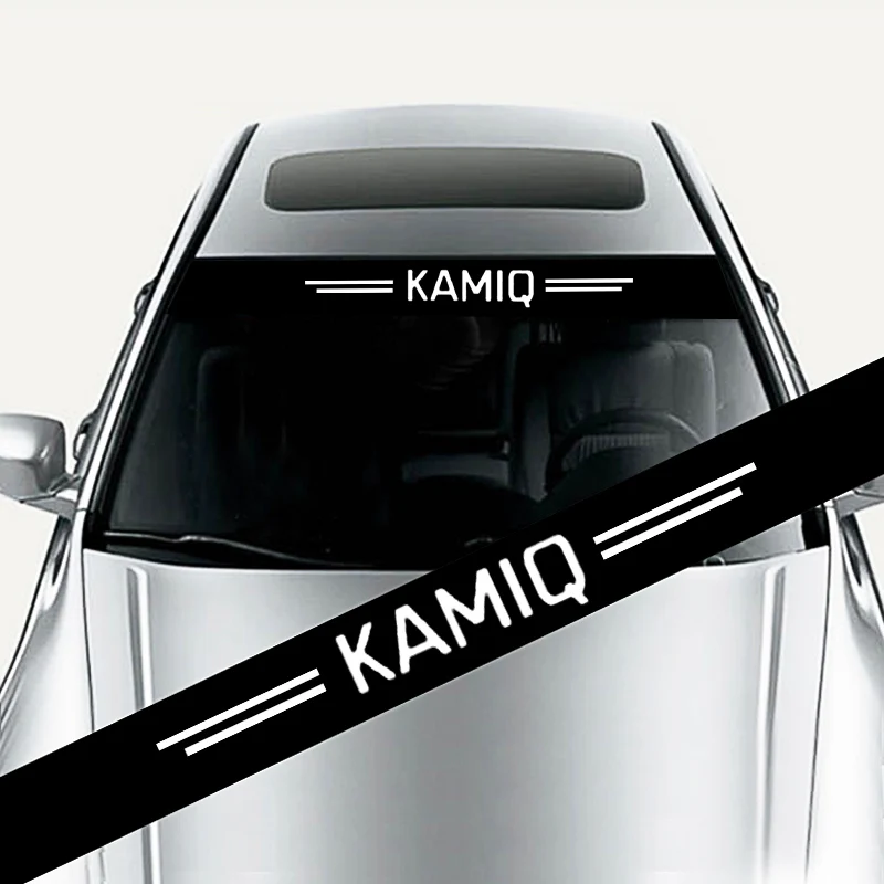 

Car Sticker For Skoda Kamiq 2008-2012-2017-2021 Front Windshield Prevent Sunlight Reflection Decoration Decals Car Accessories