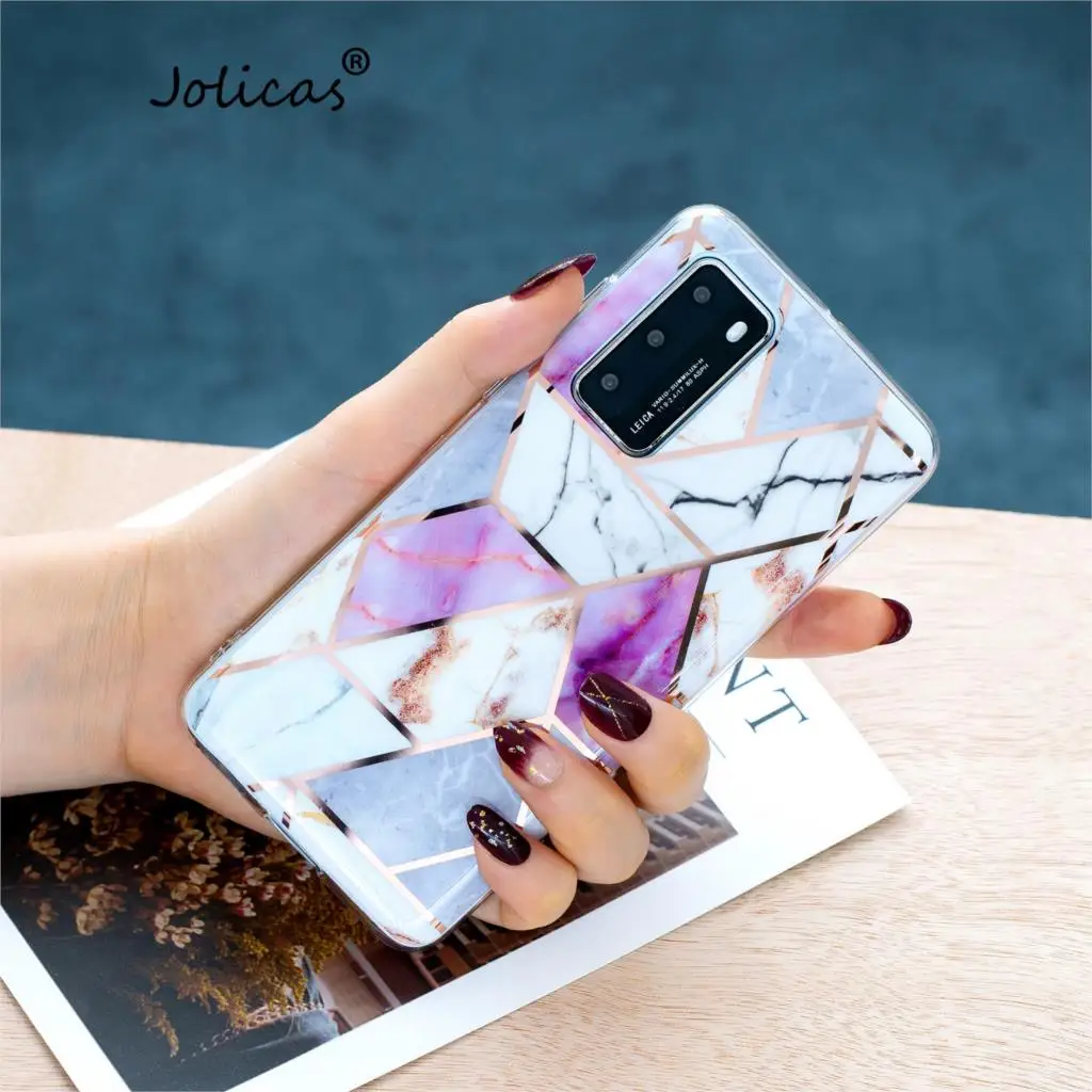 Back Covers For Huawei Nova 6 SE Color Matching Estuche P40 Lite 7i Pro E P Smart 2020 High Quality IMD Protector | Мобильные