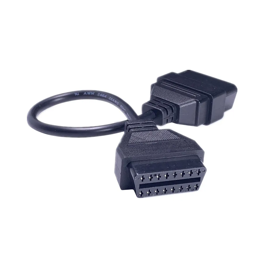 Новый Удлинительный кабель OBD2 16 Pin OBDII OBD 2 EOBD расширение гнездовой разъем для
