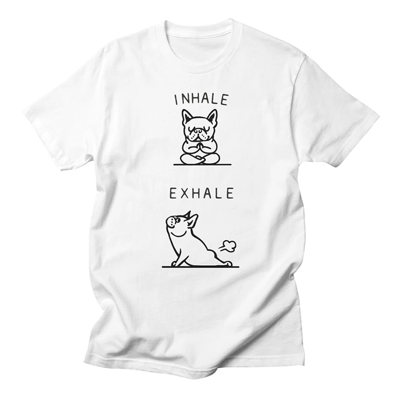 Футболка с французским бульдогом женская футболка топ футболки femme Harajuku kawaii