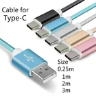 Зарядный кабель USB Type-C для Huawei P30, P20 Pro, Lite, Mate 20 Pro, 20X, Honor 10, 20 Lite, 1 м, 2 м, 3 м, кабель для быстрой зарядки