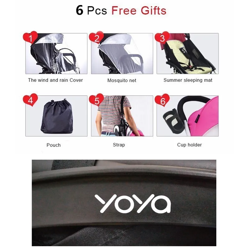 

Original Yoya Baby Stroller 5.8Kg Light Portable Pram Stroller For Travel Europe First Sale Folding Baby Carriage Car Trolley