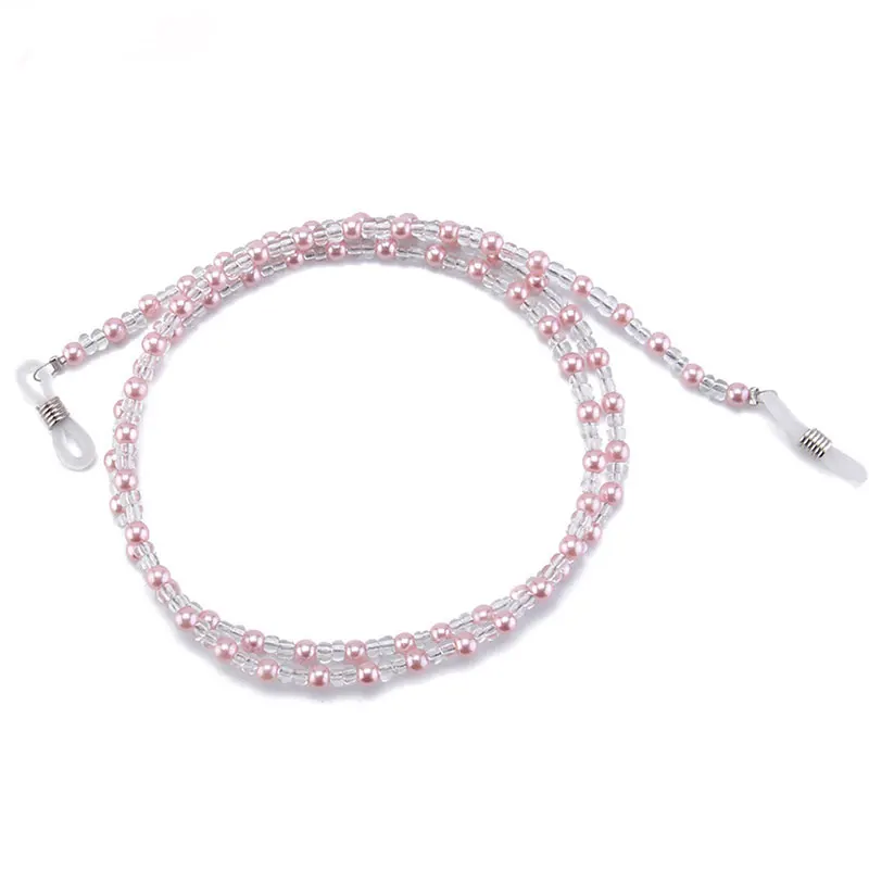 

2021 New Fashion Trend Eyeglasses Sunglasses Eyeglass Chain Pearl Beaded Sunglasses Eyeglasses Reading Glasses Chain Cord Holder