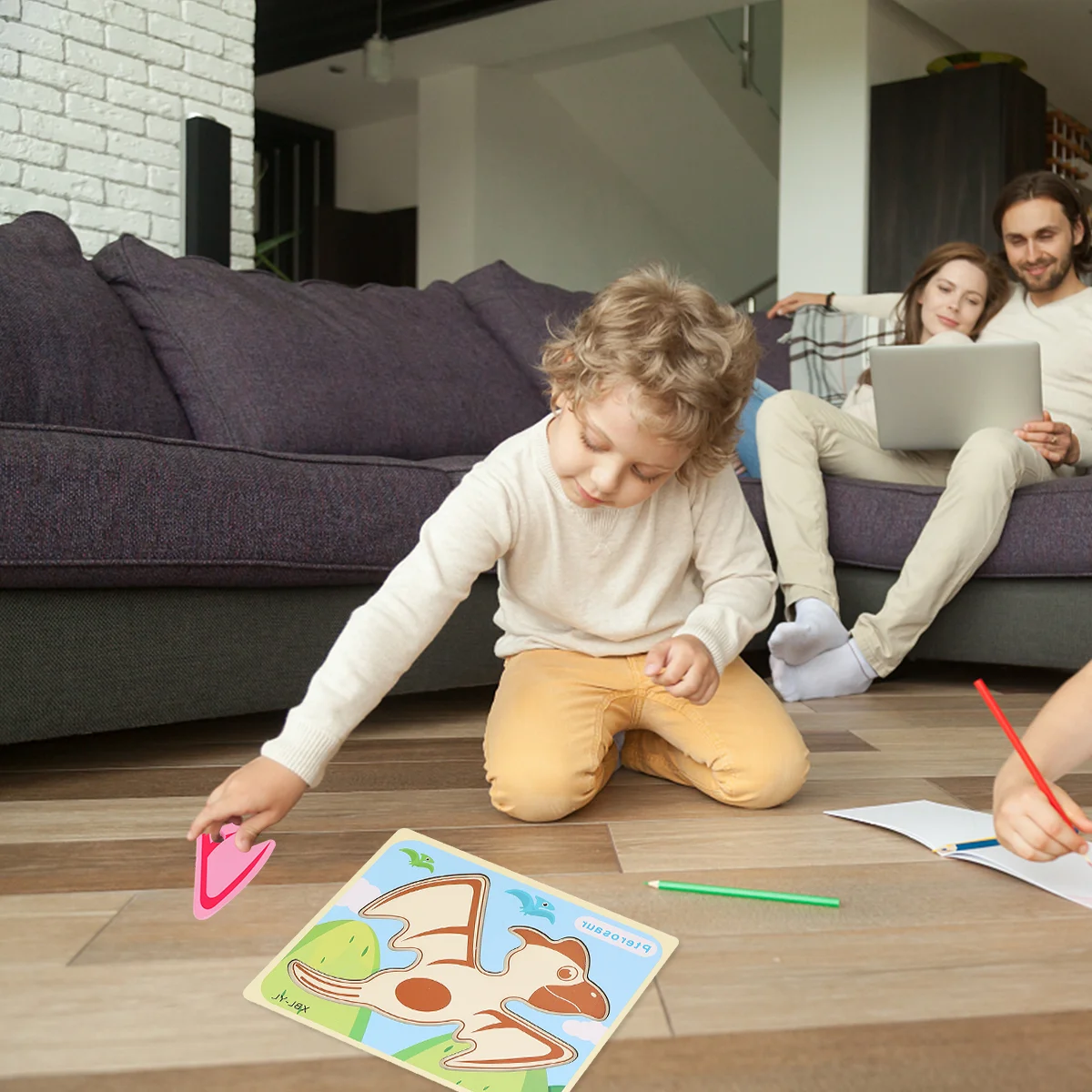 

1 шт., Детский развивающий 3D-пазл