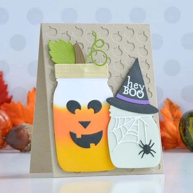 

Panalisacraft Хэллоуин фон металлические режущие штампы трафареты для «сделай сам» Скрапбукинг/альбом декоративное тиснение «сделай сам» бумажн...