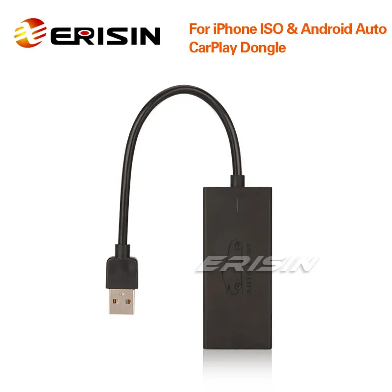 Erisin ES222 CarPlay Dongle USB Android автомобильный спутниковый навигатор зеркальный BT для iPhone