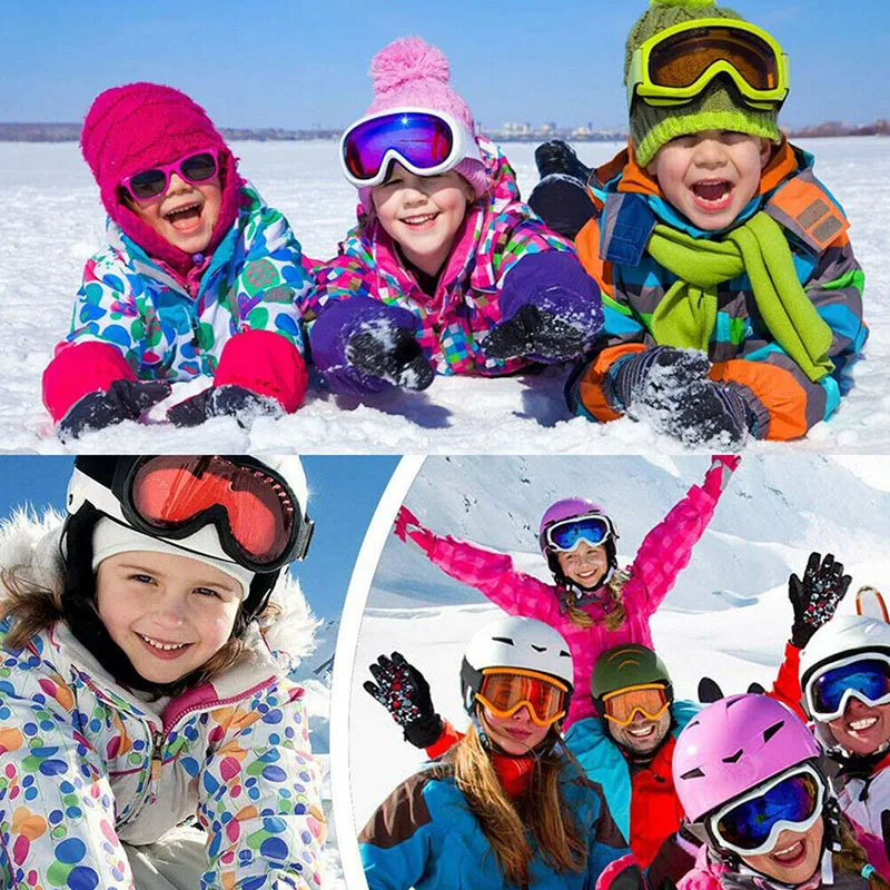 

New Ski Goggles Adjustable UV 400 Protective Outdoor Motorcycle Snow Goggles XD88
