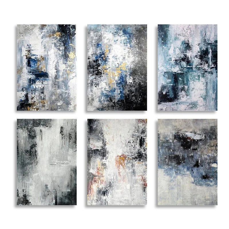 

Modern abstract canvas painting Nordic style wall art posters and prints for home living room decoration pictures frameless