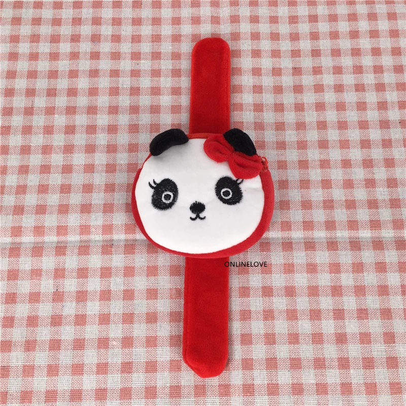 Милый 2 цвета-новый плюшевый Кошелек для монет с маленькой пандой мини кошелек