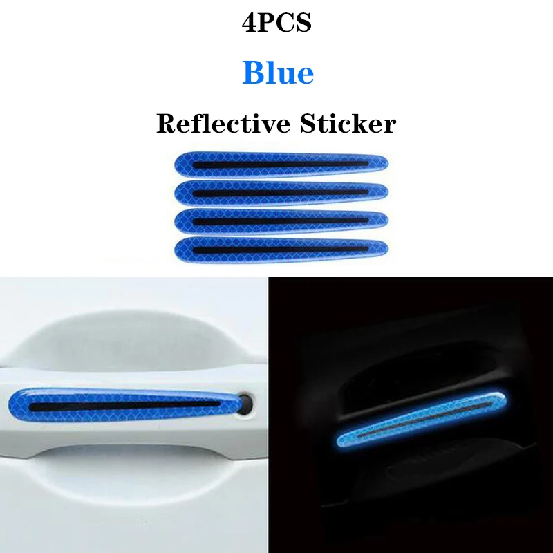 

4pcs Car Door Handle Reflective Sticker For Mercedes.Benz W177 W176 W169 W242 W246 W245 C204 W204 S204 C209 C219 W213 W212 C207