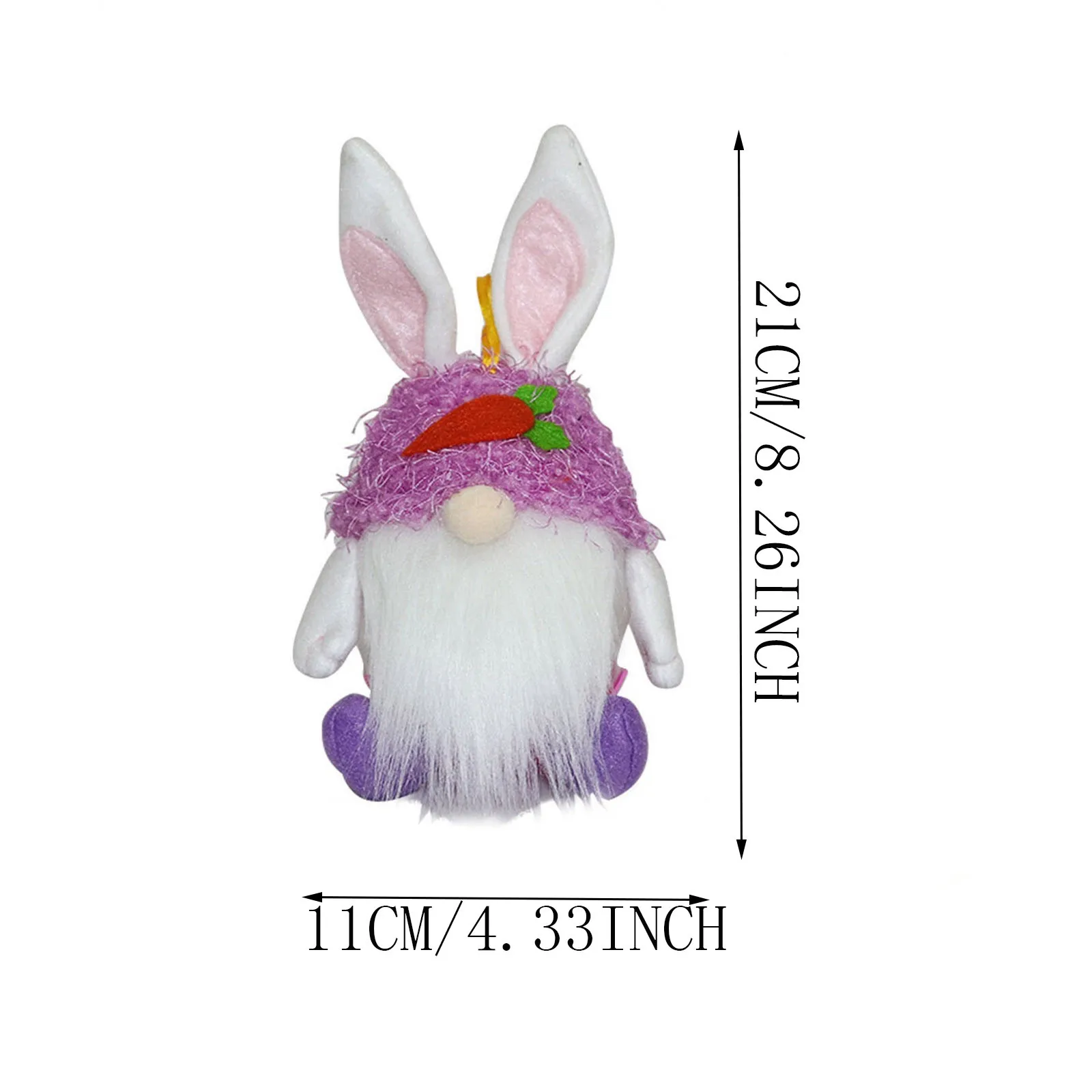 

Easter Cartoon Bunny Shape Cute Faceless Doll Decoration Ornaments Perfect Gift for Easter Day Decoration Jouet