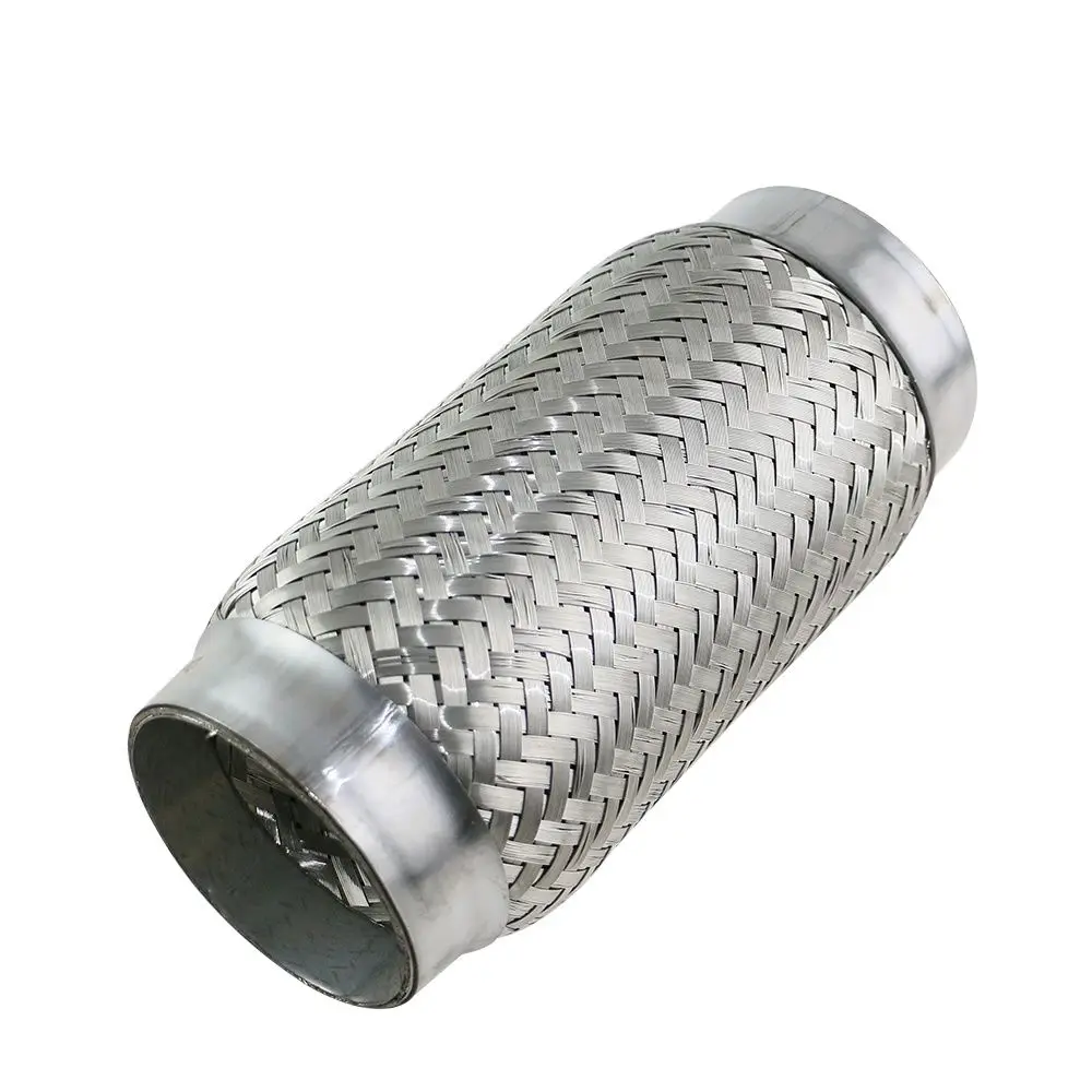 Free Ship double wall Stainless Steel 201 2''/2.5"/3'' Exhaust flexible pipe | Автомобили и мотоциклы
