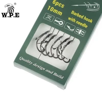 w p e 6pcspack carp fishing ready tied chod rigs 246 metal bait spike method feeder boilie fishing accessories rig tackle