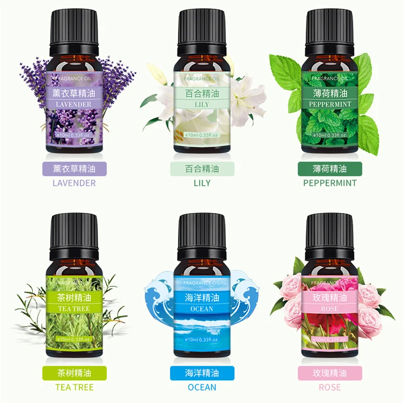 100% чистое натуральное эфирное масло ароматерапия диффузор Лавандовая Роза лимон