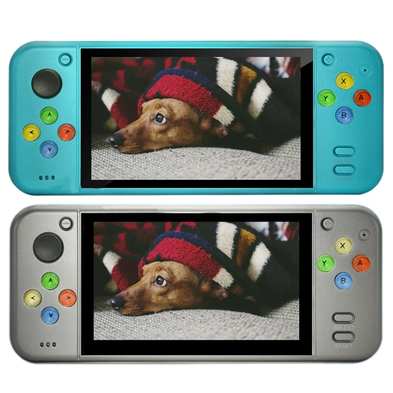 

Q50 Handheld Game Console 5.1 Inch Portable Video Game Console 8GB Memory Built-in 10000 Games