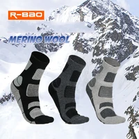 3 pairslot winter thicken merino wool socks mens ski hiking thermal socks outdoor warm sports socks men thermosocks