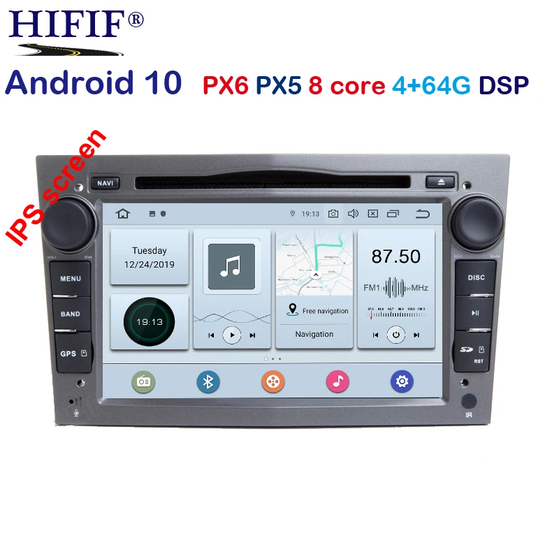 Автомобильный DVD-плеер DSP 8 ядер 4G Android 10 2 DIN GPS для opel Vauxhall Astra H G J Vectra Antara Zafira Corsa Vivaro