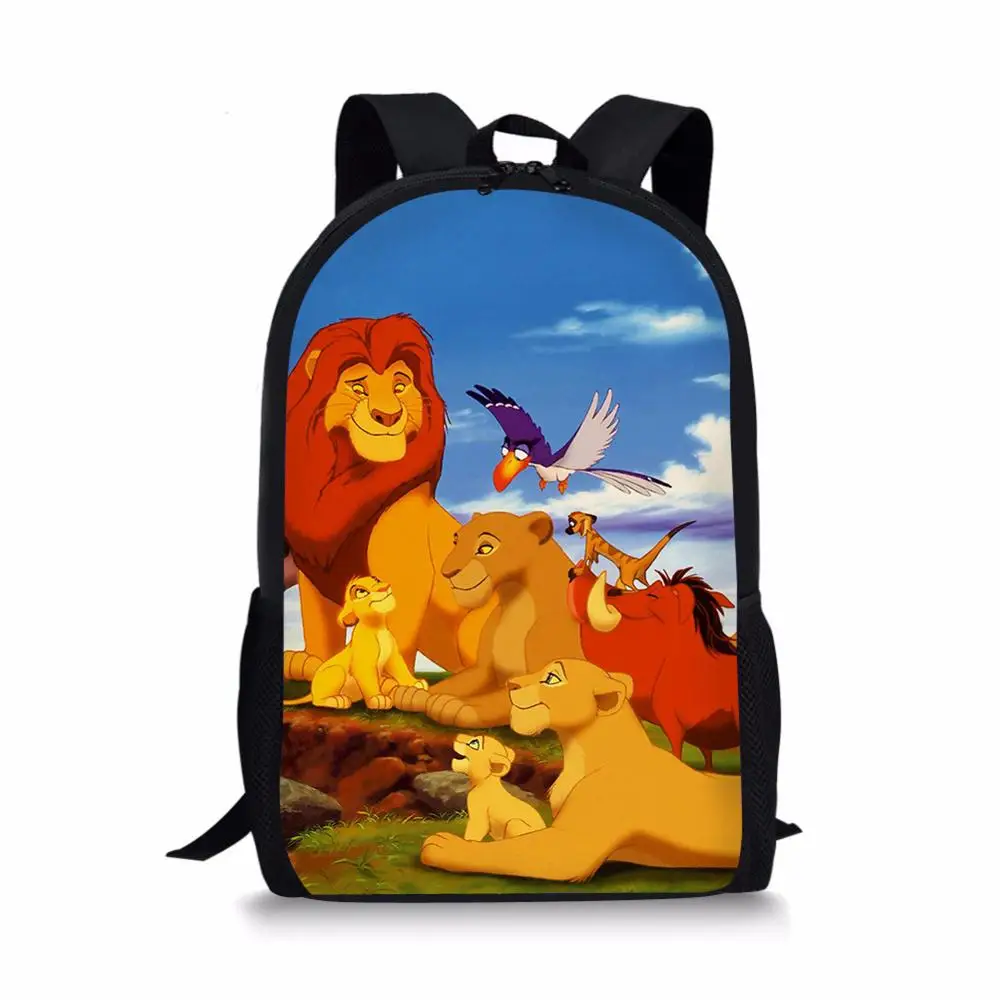 HaoYun Children's School Backpack The Lion King Prints Pattern Girls School Book-Bags Set Women Multi-functional Travel Backpack