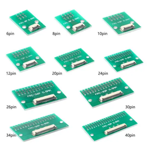 10 шт./лот 34P FPC FFC Гибкая плоская кабельная плата адаптера 0 5 мм 1 DIP 2 54 мм|Модули для