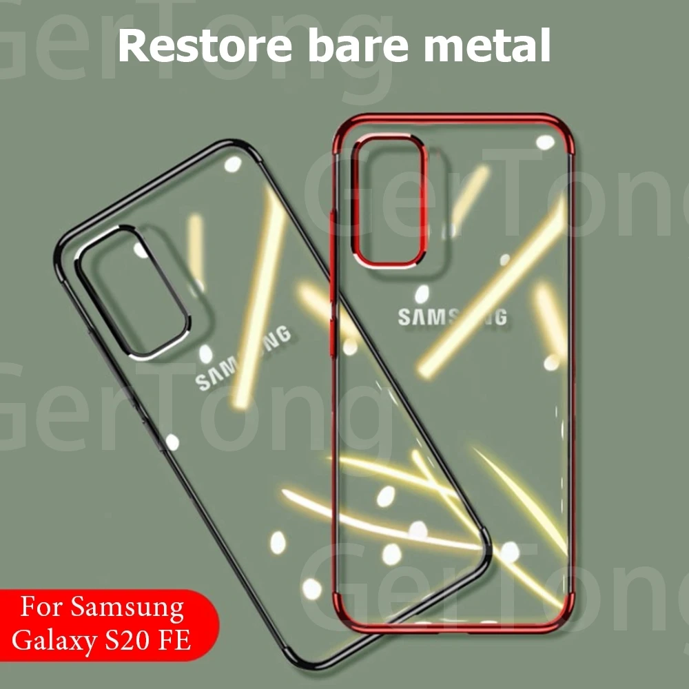 

Ultra Thin Clear Case For Samsung S21+ S21 Ultra S21 Plus S21 S20 FE 5G Soft TPU Silicone For Galaxy s20fe Back Cover Phone Case