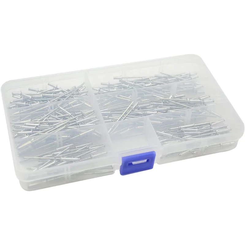 5 видов M2.4 алюминиевые заклепки круглые e-образные супер крепежные с открытым