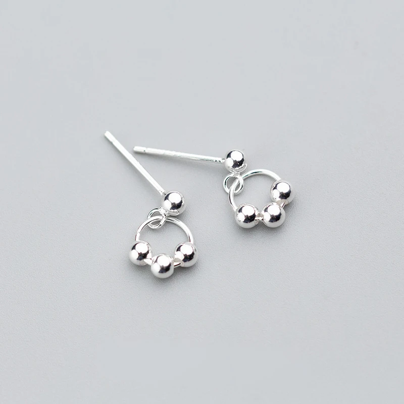 ElfoPlataSi обруч бусины высокое качество серьги гвоздики в виде капель с кристаллами