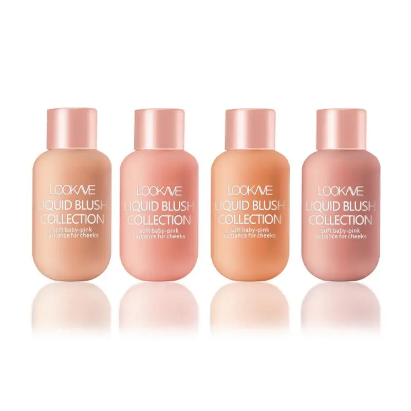 

4 Colors Liquid blush Waterproof Red Cheek Natural Makeup Contour Shadow blush Long-lasting Pigment Korean Makeup