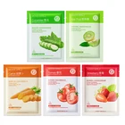 5 шт., увлажняющая маска для лица, с экстрактом фруктов