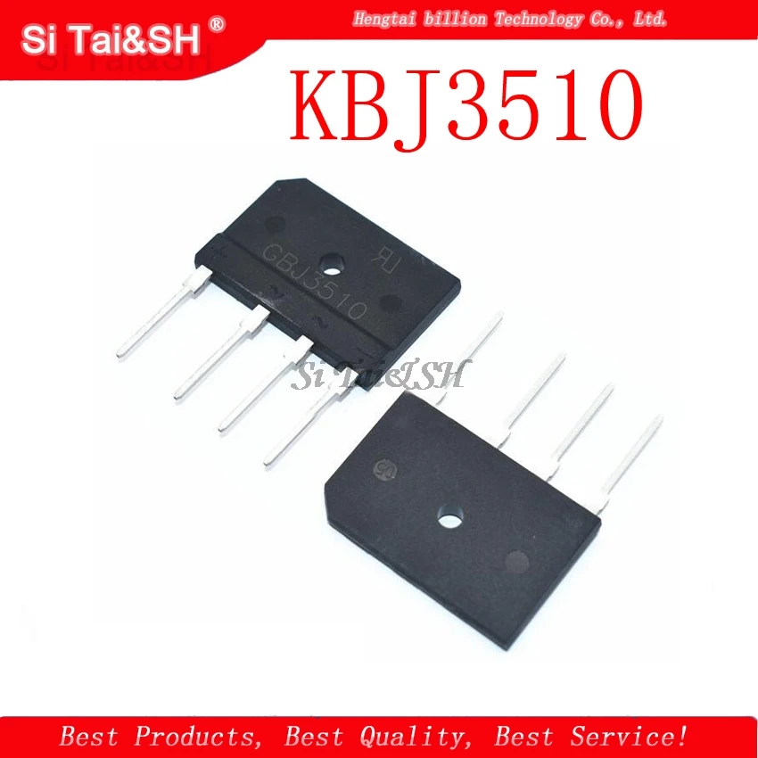 5 шт., выпрямитель моста KBJ3510 GBJ3510 35A 1000 В, новый оригинальный