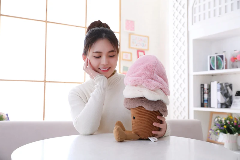 20-40 см милые авокадо гриб мороженое плюшевые игрушки Kawaii мультфильм фрукты овощи мягкие удобные Куклы Игрушки для девочек мальчиков