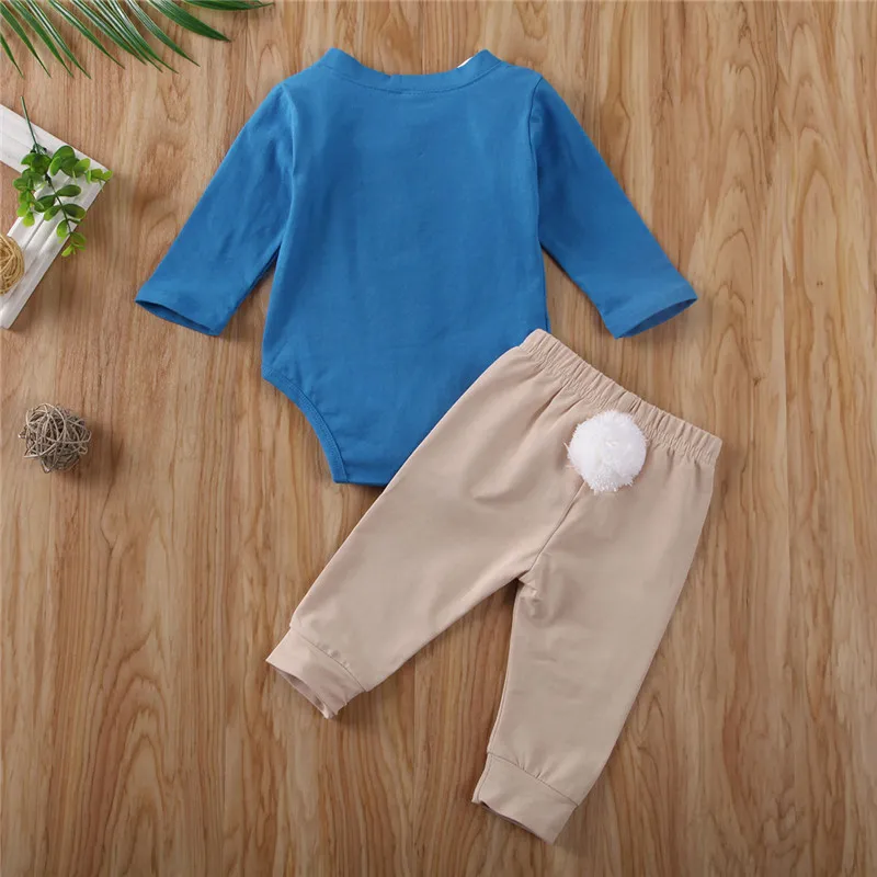 Пасхальный наряд для новорожденных мальчиков 0-24 мес. комбинезон с длинным