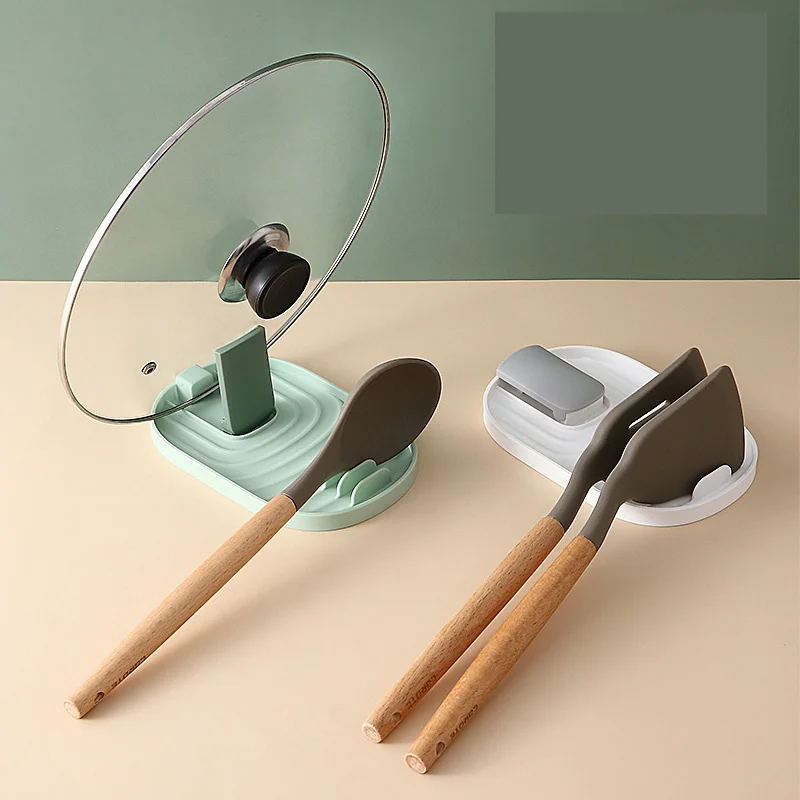 

Japanese-style folding pot lid rack spatula storage rack kitchen racks stove drain tool spoon rack holder