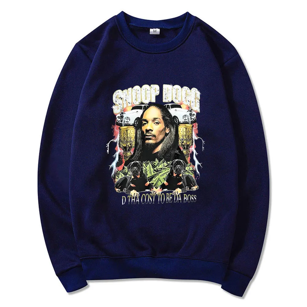 

2021 Hot Sale Snoop Doggy Dogg Fashion Casual Sweatshirts Harajuku Daily Clothing Comfortable New Style Tracksuit Couple Clothes