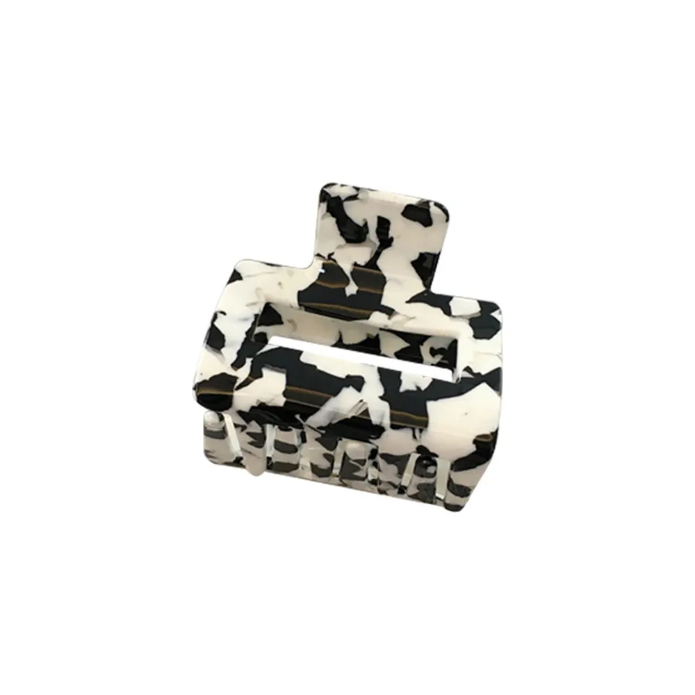 

Milk Cow Color Geometric Large Hair Claws Women Girls Vintage Hollow Acrylic Hairpins Acetate Hair Clips Crab Hair Accessories