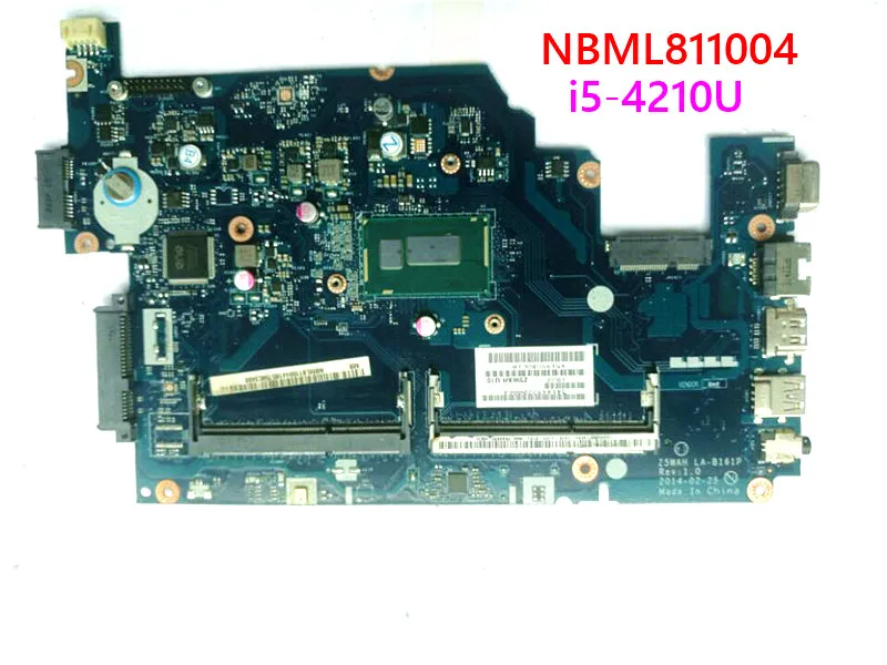 Материнская плата для ноутбука Acer Aspire Φ с резьбой 1 7 ГГц NBML811004 NB.ML811.004 | Компьютеры
