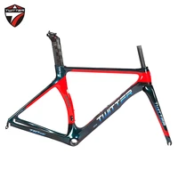 free shipping fast delivery 700c carbon road bike frame rim brake chameleon road bicycle framset with carbon fork and seat post