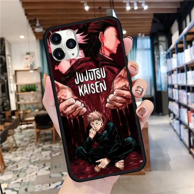 

Jujutsu Kaisen Anime Phone Case for iPhone 11 12 mini pro XS MAX 8 7 Plus X XS XR
