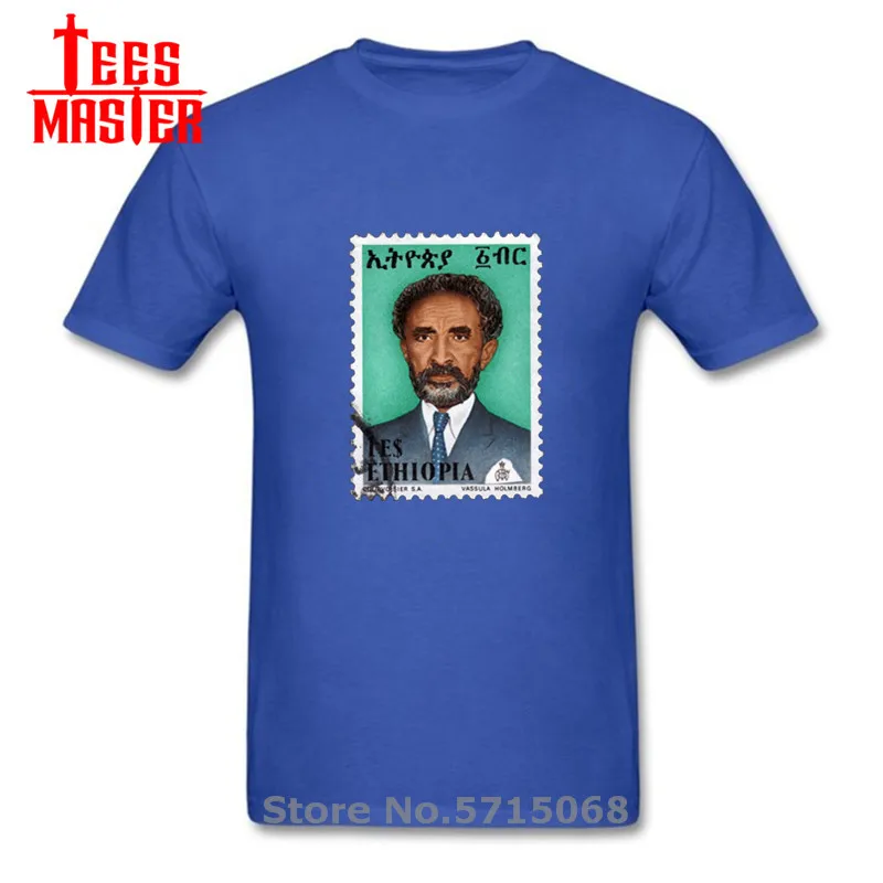 Новый Хайле Селассие император футболка Эфиопии герой Футболка растафари регги