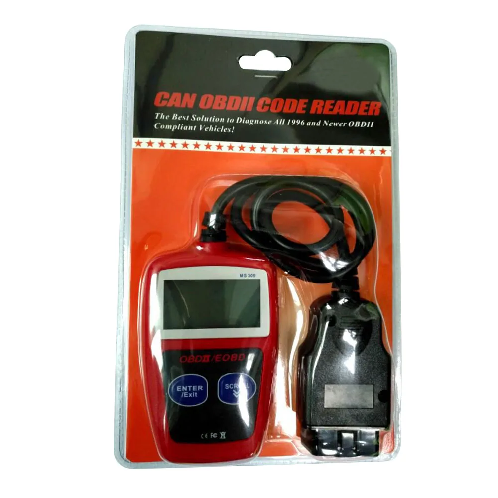 

DJSona OBD2 OBDII Car Code Reader MS 309 Car Code Reader MS309 Universal Diagnostic Tool Car Repair Tool Hot Sale