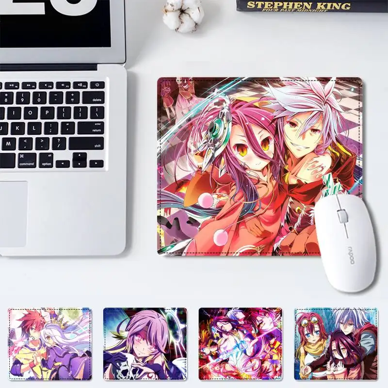 

Small No Game No Life office Mat mouse non-slip pad player pad small size rubber Gaming mouse Pad office Desk Mat