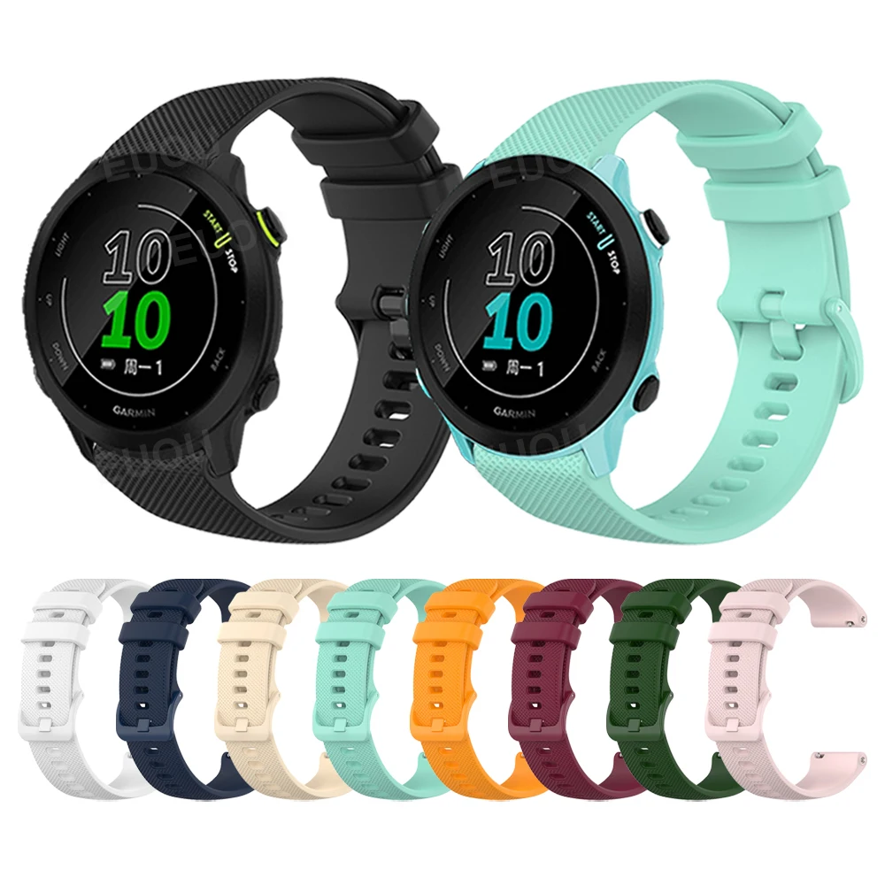 

Silicone Wristband For Garmin Forerunner 158 245 245M 645 Strap Band Bracelet Wriststrap Belt Replace Watchband Quick Release