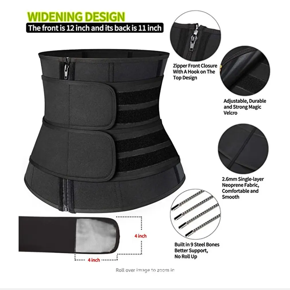 

Taille Trainer Neopreen Zweet Shapewear Body Shaper Vrouwen Afslanken Schede Buik Verminderen Shaper Workout Trimmer Riem Corset